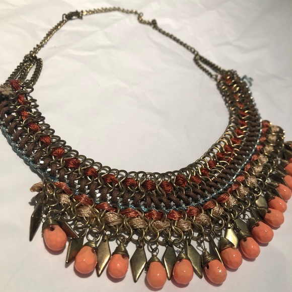 Woven/beaded necklace - Picture 1 of 4